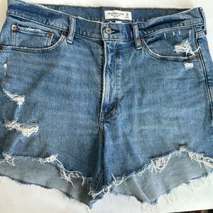 Abercrombie & Fitch Curve Love High Rise 4" Mom Short 30 / 10